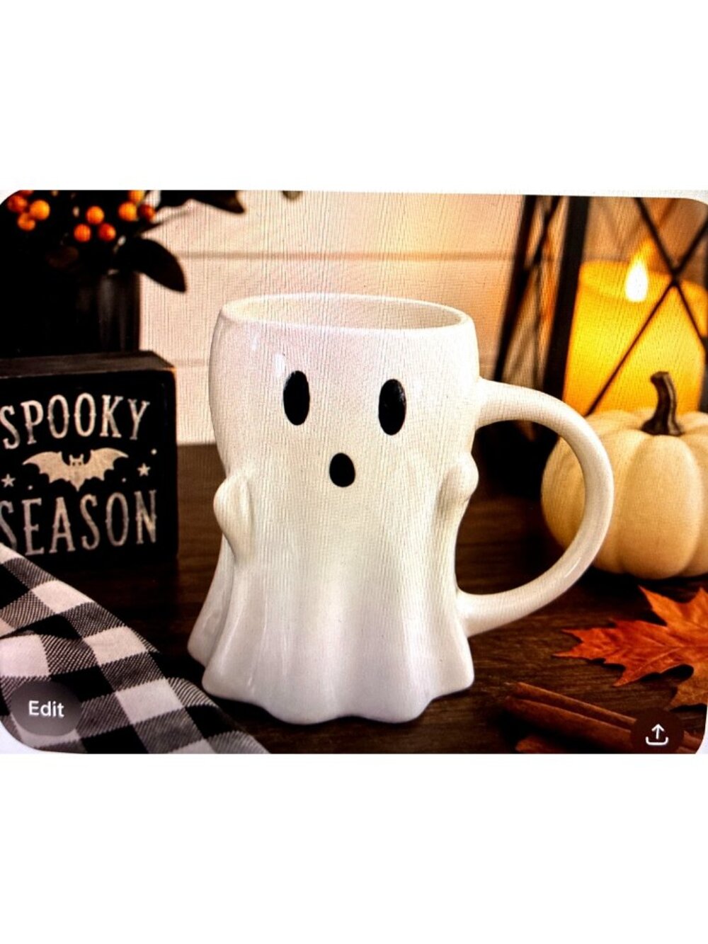 Hyde & EEK Ghost Halloween Mug - Picture 8 of 11